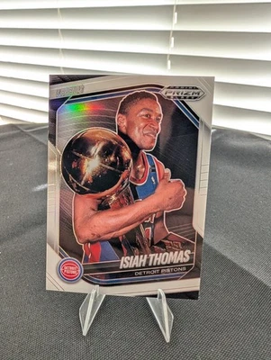 ISIAH THOMAS 2024-25 PANINI PRIZM NEGRO LEYENDAS DE BALONCESTO BLANCO/175  Foto 1 de 2