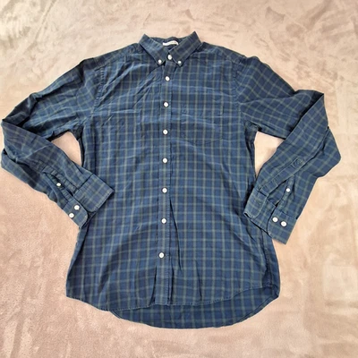 Camisa Gant Para Hombre Mediana Negra Reloj Algodón Americano Informal Con Botones Foto 1 de 4