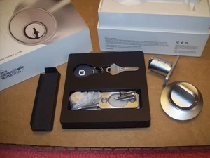 Level Lock+ Smart Lock plus Apple Home Keys Satin Chrome, incomplete,AS IS Parts - Picture 1 of 3