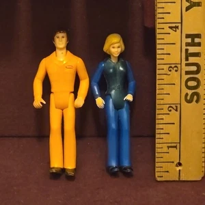 Fisher Price Adventure People Family Dad Mom 1974 de colección - Imagen 1 de 9