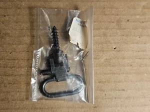 Vintage HERTER's 1" Quick Detachable QD Sling Swivel & Wood Screw Eye Stud - Picture 1 of 5