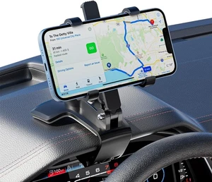 Universal 360° Car Phone Mount Holder For Cell Phone Samsung Galaxy iPhone - Picture 1 of 10