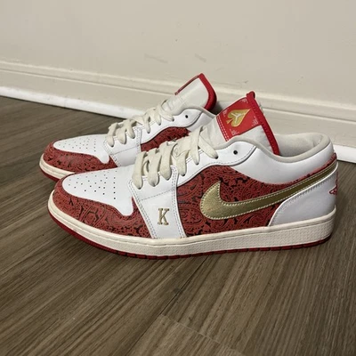 Air Jordan Retro 1s Low Spades Masculino Tamanho 11 DJ5185-100 - Imagem 1 de 4