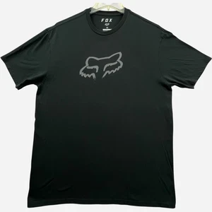 Fox Racing T Shirt Mens XL Black Graphic Logo Tee Short Sleeve Standard Fit - Picture 1 of 9