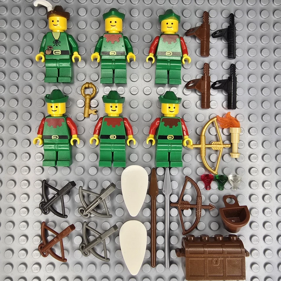 Lote de minifiguras y accesorios Lego Castle Forestmen Foto 1 de 4