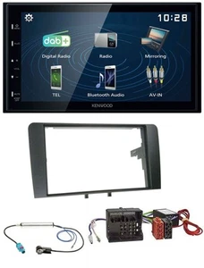 Kenwood 2DIN Bluetooth MP3 USB DAB Autoradio für Audi A3 8P 2003-2012 Aktivsyste - Bild 1 von 8