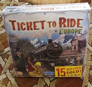 Days of Wonder Ticket to Ride Europe Alan R Moon gioco da tavolo nuovo sigillato - Foto 1 di 3