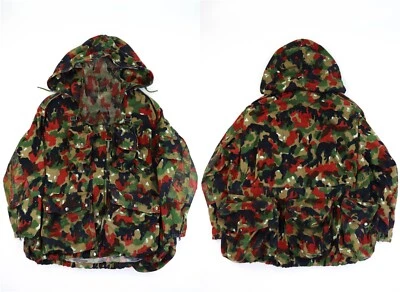 Chaqueta de Campo Vintage Icónica Ejército Suizo Camuflada 3D Multibolsillo Talla L-XL Foto 1 de 4