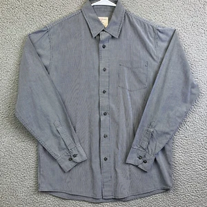 Wrangler Herren Größe M normale Passform Langarm Button-Down Hemd blau gestreift - Bild 1 von 6