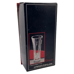 Vtg Lead Crystal Bud Vase Cristal D’Arques Chatelet 6.75" France New In Box - Picture 1 of 4
