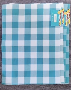 The Pioneer Woman Country CHARMING CHECK~TEAL~REVERSIBLE~Set 4 Placemats~NWT - Picture 1 of 2