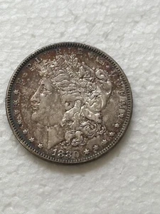 Dólar de plata Morgan 1880 - EXTREMADAMENTE FINO - Imagen 1 de 2