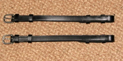 FSS Wangenstück Wangenstück silber OVAL KNÜPPEL Haken Stud Trense 1/2" 13mm SCHMAL