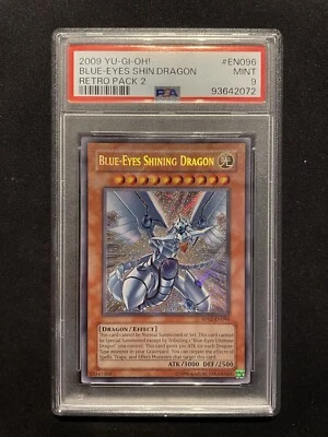 YU-GI-OH! yugioh Blue-Eyes Shining Dragon RP02-EN096 Secret Rare PSA9 - Image 1 of 4
