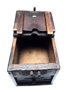 ANTIQUE JAPANESE ZENIBAKO COIN CHEST - Picture 1 of 10