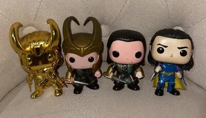 Vaulted Marvel Ragnarok Dark World Chrome- LOKI Funko Pop! Lot Vinyl Figure OOB - Picture 1 of 12
