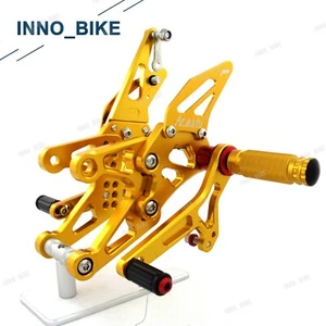 Reposapiés ajustables reposapiés pedal para Yamaha YZF R1 2007 2008 YZF-R1 - Imagen 1 de 12