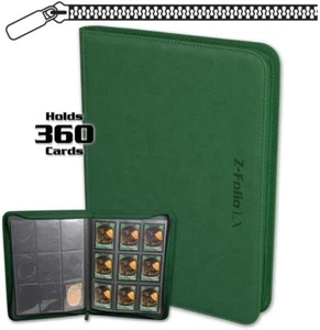 BCW Z-Folio 9-Pocket LX Album - Green - Picture 1 of 1