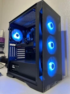 Custom RGB Gaming Desktop PC Intel Core i7 3.40 Quad 16 GB SSD Nvidia 1660 Super - Picture 1 of 16