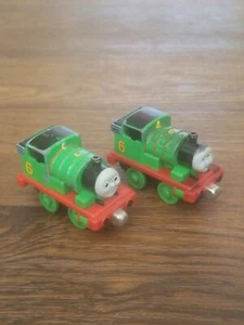 Lot Of 2 Thomas the Train Percy #6 Diecast Engone w/Magnet, Used Learning Curve - Picture 1 of 11