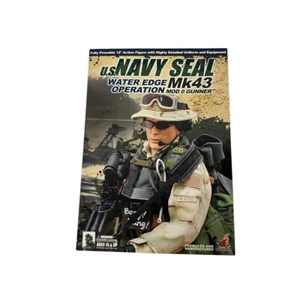NEW Hot Toys U.S.NAVY SEAL Water Edge Operation MK43 MOD0 Gunner - Picture 1 of 3