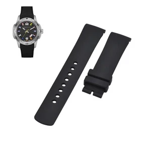 NAI13517G Uhrenarmband 22 mm schwarz Kautschuk für Nautica - Bild 1 von 7