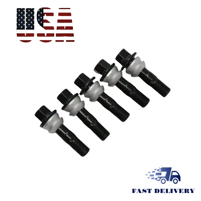 Parafusos LUG de roda preta 5 peças compatíveis com Benz C167 GLS 450 GLE 350 A0009904518 - Imagem 1 de 4