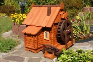 Wunderschöne große Wassermühle aus Holz im blockhausstil XXL - Bild 1 von 2