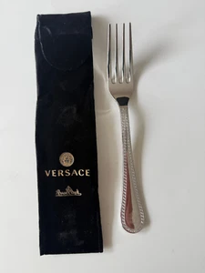 VERSACE GRECA Stainless Steel TABLE FORK 7 3/4 inch NEW 20 cm Rosenthal - Picture 1 of 2