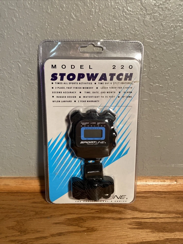 Sportline WV2786BK 220 Sport Timer Stopwatch