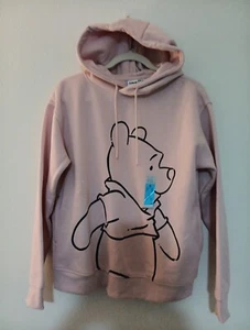 Disney Ladies Sweatshirt Pink Winnie The Pooh Recycled Small Large NWT - Picture 1 of 13