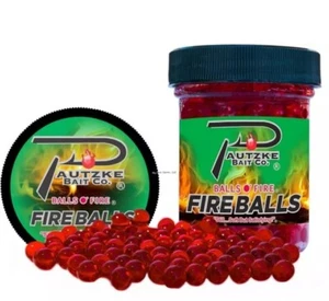 Pautzke Fire Balls w/Pure Salmon Egg Juice 1.65 oz. Red PFBLS/RED - Picture 1 of 1