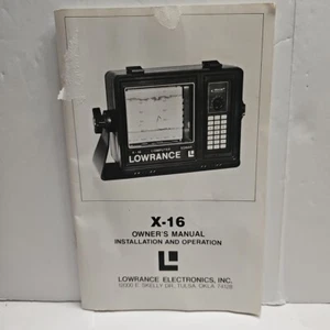Guía de operación manual del propietario Lowrance PARA X-16 instrucciones de reemplazo - Imagen 1 de 4
