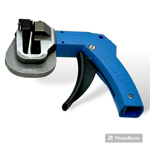 AMP 58336-1 TOOL TERMINATING HEAD FOR IDC CONNECTOR 22-30 AWG & 58074-1 Handle - Picture 1 of 8
