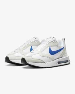 NEW Nike Air Max Dawn White Light Bone Blue Black DJ3624 100 - SIZE 8.5 MENS - Picture 1 of 9
