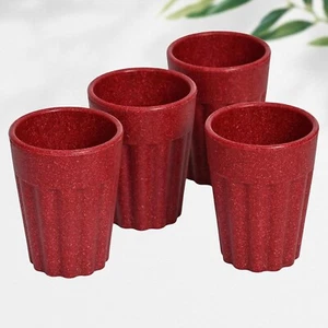 Tazas multiusos ecológicas 100 ml (paquete de 4) - fibras de bambú y cáscara ... - Imagen 1 de 5