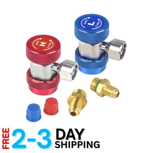 Versatile R134A Air Conditioning Quick Coupler Set - Easy Use for Technicians - Picture 1 of 10