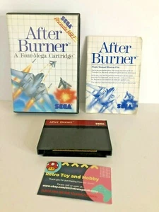 After Burner Sega Master System SMS Spiel 1988 KOMPLETT in BOX Handbuch CIB 🙂 - Bild 1 von 9