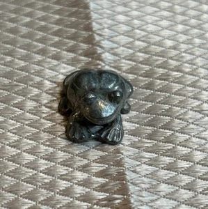 Cute Vintage "Whimsical Frog" Collectible Miniature Pewter Figurine ๐ธ - Picture 1 of 5