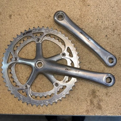 Campagnolo Chorus 10 Speed 53/42T 172.5mm Crankset Square Taper - Good Used Cond - Image 1 of 4