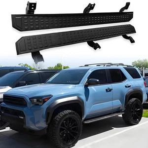 2PCS New Black Side Step Running Board Fit For Toyota 4Runner N500 2025 2026 - Picture 1 of 24