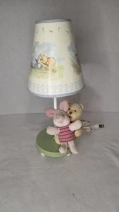 Vintage Winnie the Pooh & Ferkel Plüsch Kinderzimmer Lampe Disney Baby Babys - Bild 1 von 6