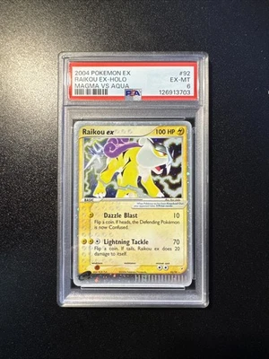 Raikou ex 92/95 Team Magma vs Team Aqua Holo PSA 6 - Image 1 of 2