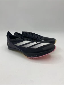 Adidas Adizero Finesse Track Spikes Black White Pink IF1151 Men’s Sizes 7-9 - Picture 1 of 5