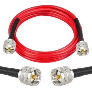CB Koaxialkabel - 6 Fuß RG58 PL-259 UHF Stecker auf Stecker Low Loss CB Antennenkabel für... - Bild 1 von 7