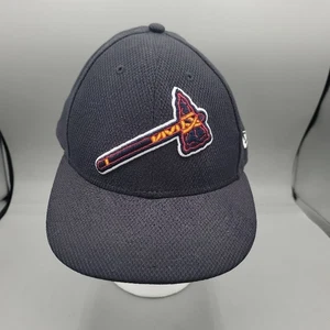 New Era 59FIFTY Baseball Cap 7 5/8 Navy Atlanta Braves MLB Fitted Performance - Bild 1 von 7
