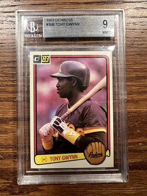 Donruss #598 1983 Tony Gwynn BGS 9,0 Foto 1 de 2
