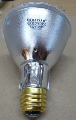 4 Pack Of  Plusrite 50 Watt Par30 Long Neck Flood Light Bulbs - Image 1 of 4