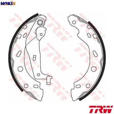 JUEGO DE ZAPATAS DE FRENO GS8685 PARA SMART FORTWO/Cabrio/ESCOTILLA/PEQUENO ROADSTER CABRIO 0,6 L Foto 1 de 4