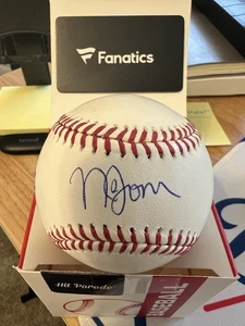 Nolan Jones Autographed Signed MLB Baseball - Fanatics Authentic COA Guardians - Picture 1 of 4